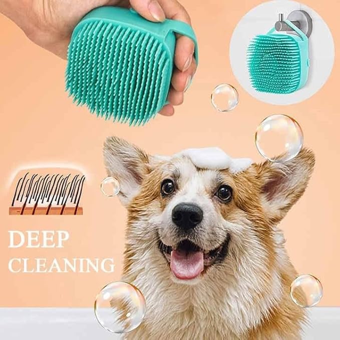 Pet Shampoo Massage Brush