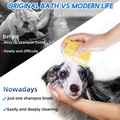 Pet Shampoo Massage Brush