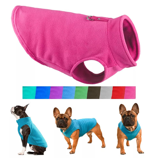 Winter Fleece Dog Jacket: Cozy & Stylish