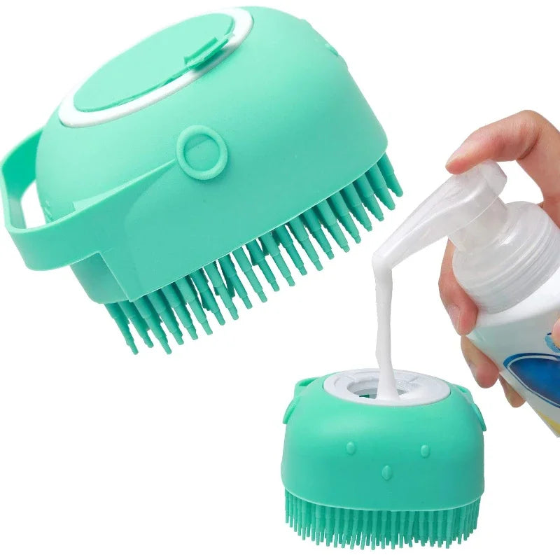 Pet Shampoo Massage Brush